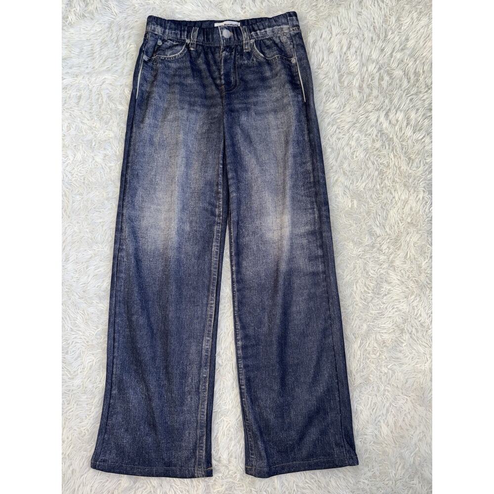 Mila Rosabella Women’s M Pull On Wide Leg Soft Jeans. Exc. Condition